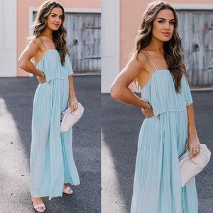 NWT Vici Nikita Plisse Jumpsuit